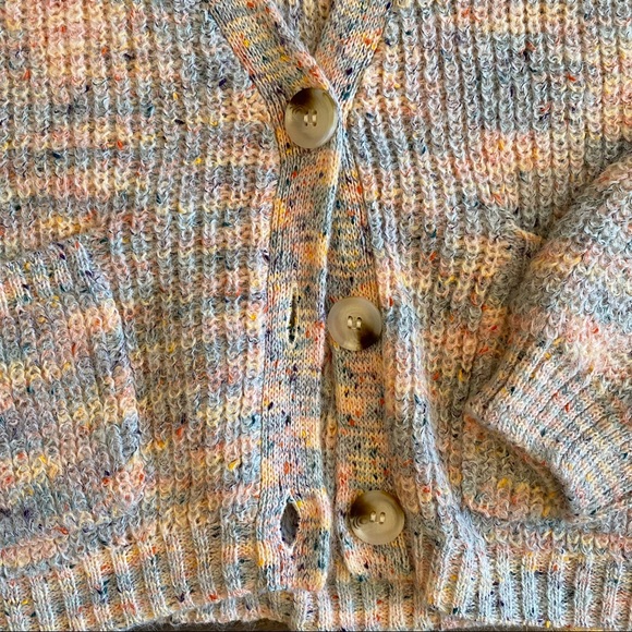 NWT BB Dakota Multi Colored Cardigan - Picture 5 of 8